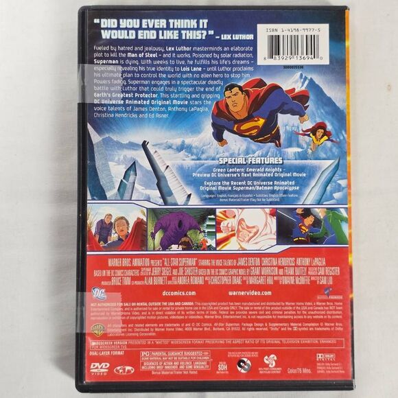 All-Star Superman (2011) [DVD] DC Universe - Picture 3 of 3